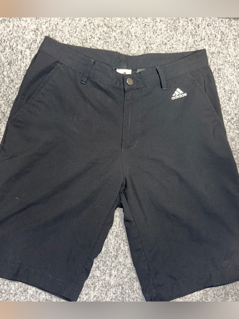 Adidas Men’s Black Athletic Golf Shorts